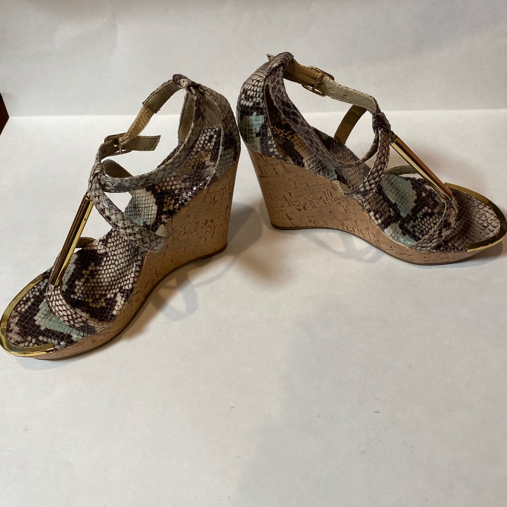 Massimo wedge Python sandals - Picture 8 of 8